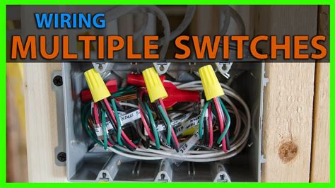 how to use an electrical switch box|wiring a multi switch box.